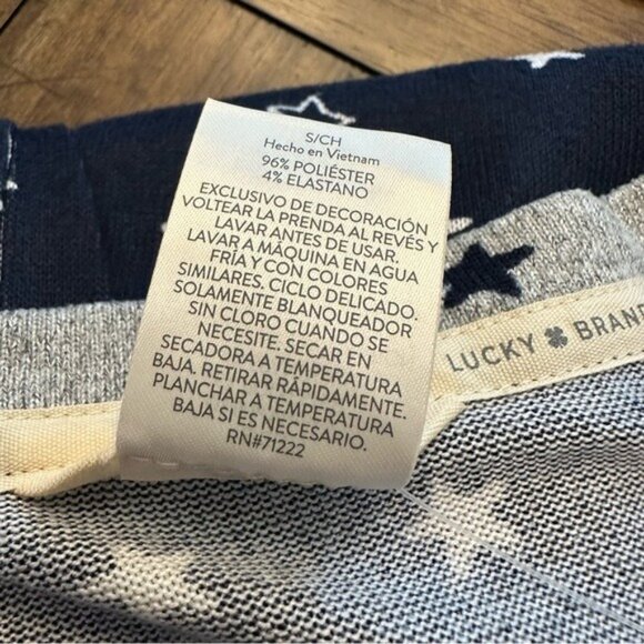 Lucky Brand 4pc PJ Set Starry Sky Print Super Soft Women’s Size Small NWT - Picture 13 of 15